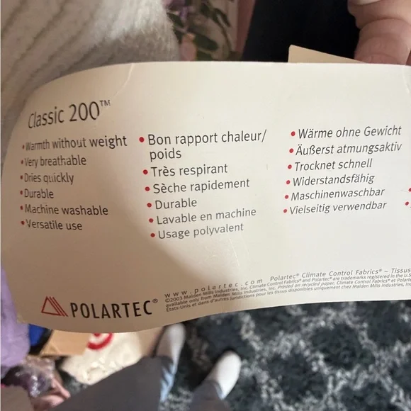 Polartec Fleece Snow Pants Suspender Overalls Classic 200, Medium Short, NWT - Picture 4 of 4